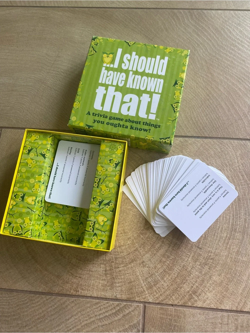 I Should Have Known That! Trivia Game